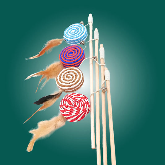 Katzenangel Sisal-Lolly