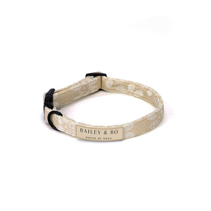Hunde Halsband verstellbar - Vanilla Blossom Kollektion
