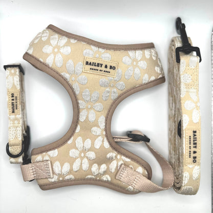 Hundeleine mit fester Handschlaufe - Vanilla Blossom Kollektion